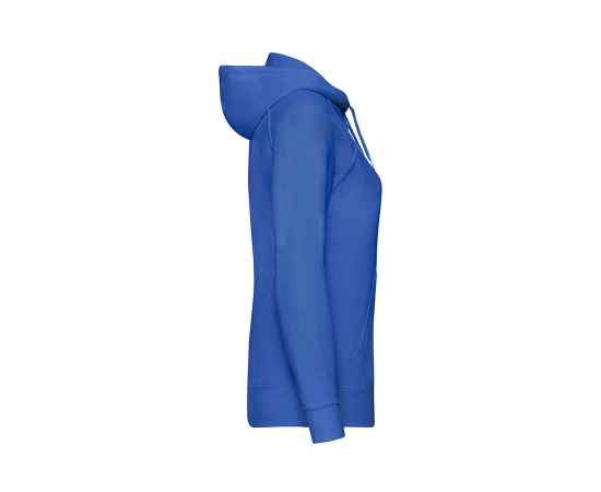 Толстовка без начеса 'Ladies Lightweight Hooded Sweat', ярко-синий, XS, 80% х/б 20% полиэстер, 240 г, Цвет: ярко-синий, Размер: XS, изображение 3