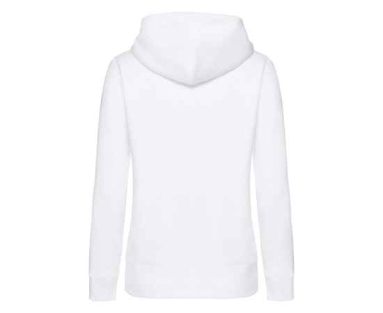 Толстовка 'Lady-Fit Hooded Sweat Jacket', белый_XS, 75% х/б, 25% п/э, 280 г/м2, Цвет: белый, Размер: Длина 55 см., ширина 42,5 см., изображение 2