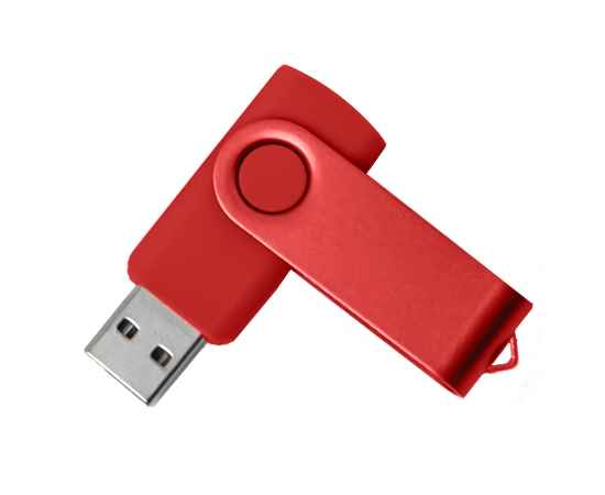 USB flash-карта DOT (16Гб), красный, 5,8х2х1,1см, пластик, металл, Цвет: красный, изображение 2