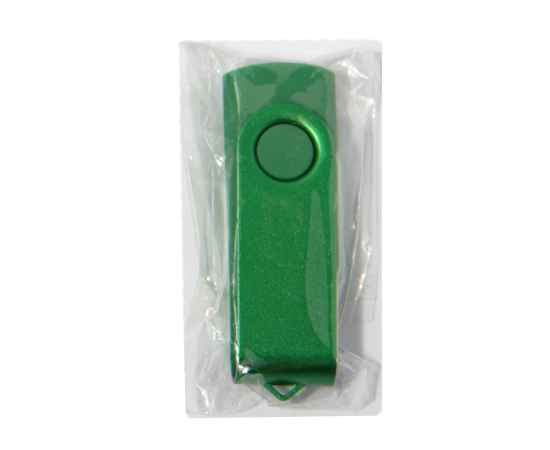 USB flash-карта DOT (16Гб), зеленый, 5,8х2х1,1см, пластик, металл, Цвет: зеленый, изображение 3
