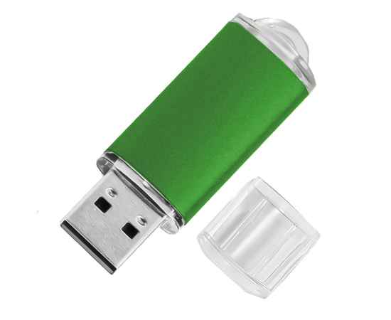 USB flash-карта 'Assorti' (8Гб), зеленая, 5,8х1,7х0,8 см, металл, Цвет: зеленый, изображение 2