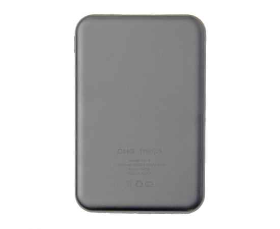 Универсальный аккумулятор OMG Rib 5 (5000 мАч), серый, 9,8х6.3х1,4 см, Цвет: серый, изображение 3