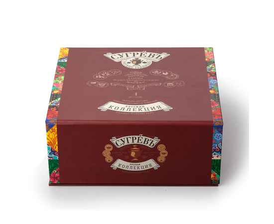 Набор Сугревъ в картонной коробке с 4-я чаями, Цвет: разные цвета, Размер: 15 х 15 х 6,5 см, изображение 5