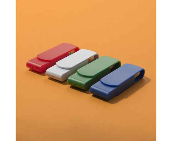 USB flash-карта SWING (16Гб), белый, 6,0х1,8х1,1 см, пластик, Цвет: белый, изображение 4