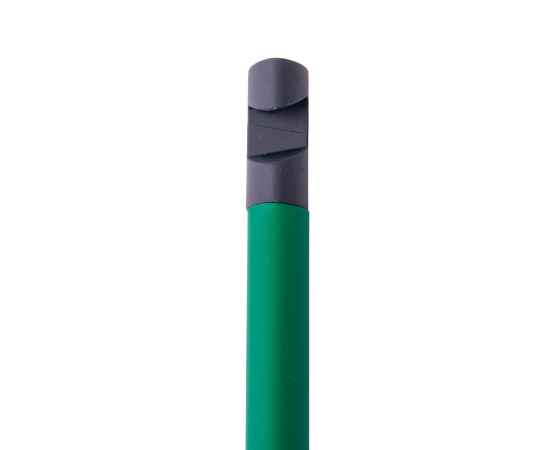 N5 soft,  ручка шариковая, зеленый/черный, пластик,soft-touch, подставка для смартфона, Цвет: зеленый, черный, изображение 3