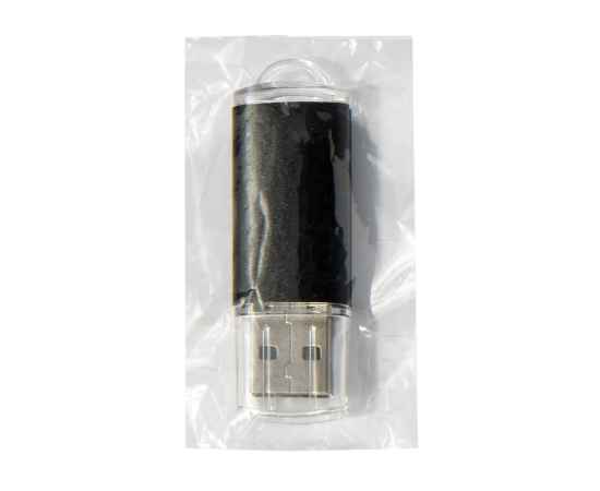 USB flash-карта ASSORTI (32Гб), черная, 5,8х1,7х0,8 см, металл, Цвет: черный, изображение 4