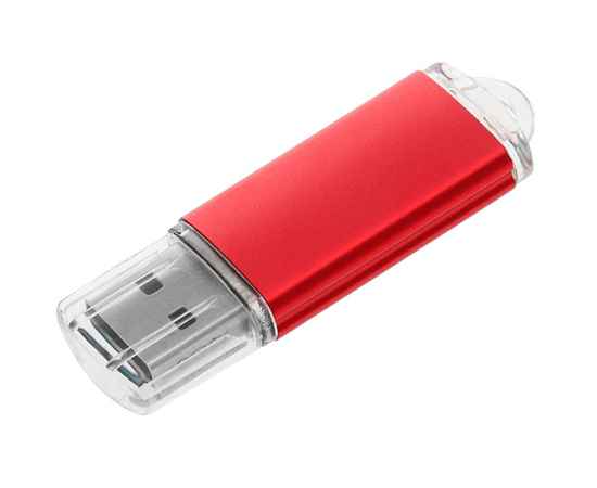 USB flash-карта ASSORTI (32Гб), красная, 5,8х1,7х0,8 см, металл, Цвет: красный, изображение 3