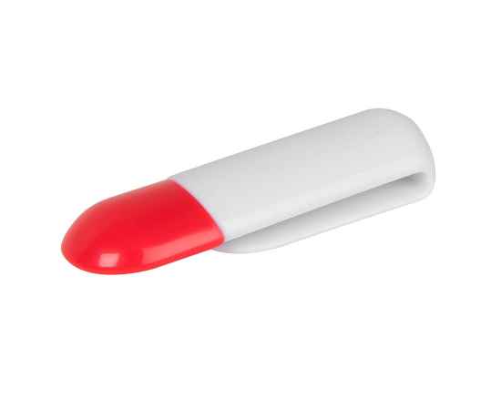 USB flash-карта 'Alma' (8Гб),белый с красным, 6х2х1,5см,пластик, Цвет: белый, красный, изображение 3