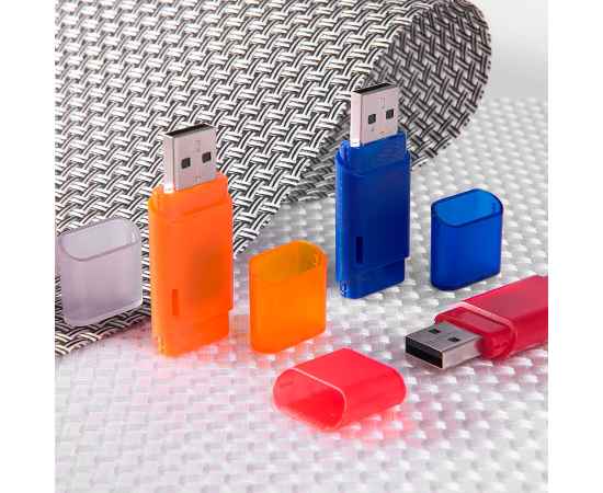 USB flash-карта 'Osiel' (8Гб),красный, 5,1х2,2х0,8см,пластик, Цвет: красный, изображение 2