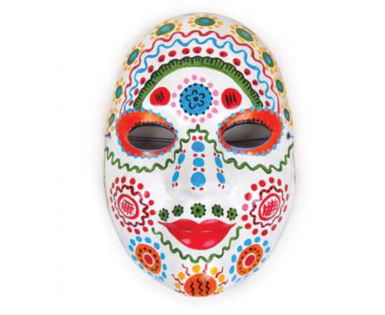 Набор для раскраски 'МАСКА', маска, кисть, краски,   папье-маше, изображение 2