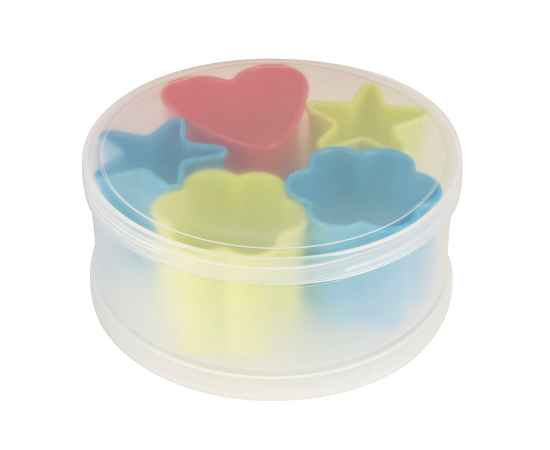 Набор формочек для печенья KENZZO (5 шт) в коробке,  пластик, Цвет: разные цвета, изображение 2