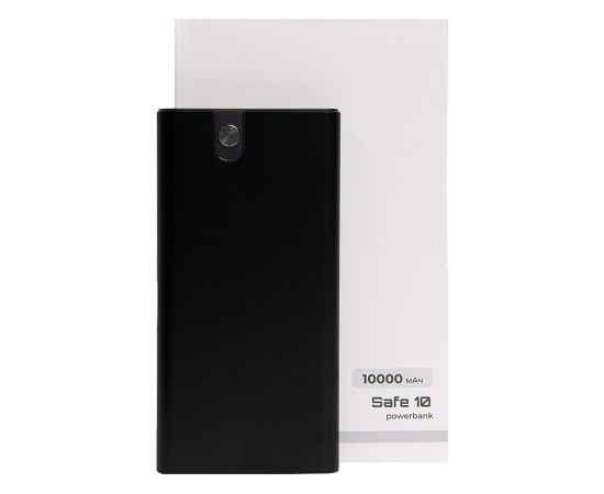 Универсальный аккумулятор OMG Safe 10 (10000 мАч), черный, 13,8х6.8х1,4 см, Цвет: черный, изображение 5