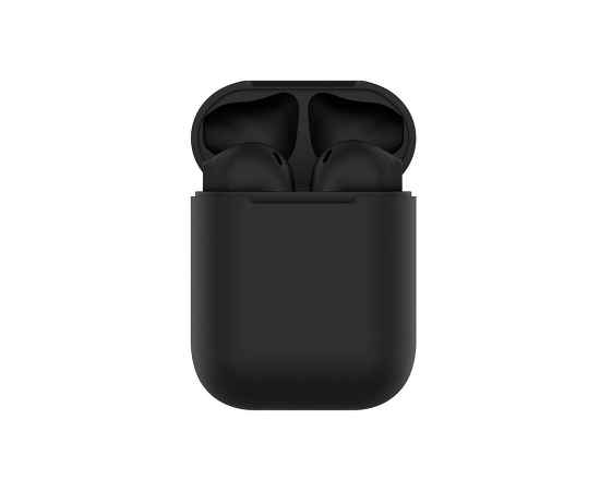 Наушники беспроводные с зарядным боксом TWS AIR SOFT, цвет черный, Цвет: Чёрный, изображение 2