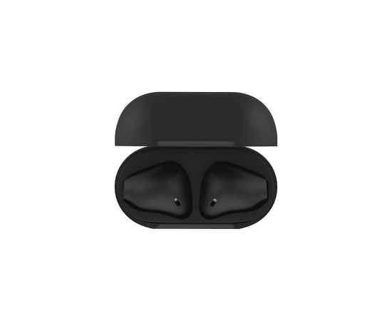 Наушники беспроводные с зарядным боксом TWS AIR SOFT, цвет черный, Цвет: Чёрный, изображение 3