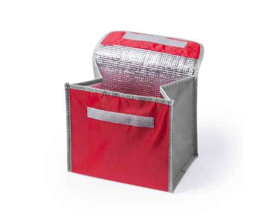 Набор термосумка и ланч-бокс PARLIK, красный, 26 x 22 x 18 cm, полиэстер 210D, Цвет: красный, Размер: 26 x 22 x 18 cm, изображение 4