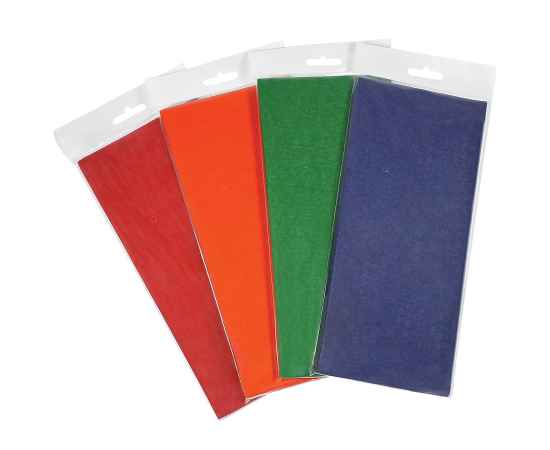 Упаковочная бумага 'Тишью', красный, 10 листов в упаковке, размер листа 50*75 см, Цвет: красный, изображение 2