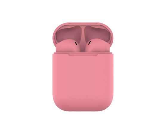 Наушники беспроводные с зарядным боксом TWS AIR SOFT, цвет розовый, Цвет: розовый, изображение 2