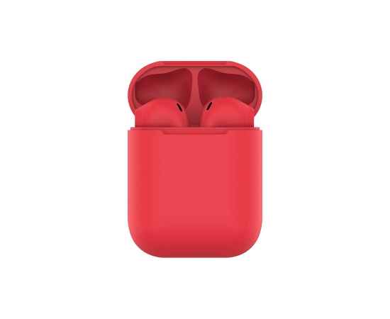 Наушники беспроводные с зарядным боксом TWS AIR SOFT, цвет красный, Цвет: красный, изображение 2