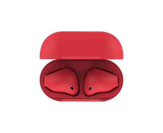 Наушники беспроводные с зарядным боксом TWS AIR SOFT, цвет красный, Цвет: красный, изображение 3