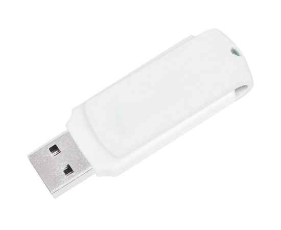 USB flash-карта 'Easy' (8Гб),белая, 5,7х1,9х1см,пластик, Цвет: белый, изображение 2