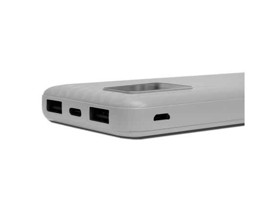 Универсальный аккумулятор OMG Wave 10 (10000 мАч), белый, 14,9х6.7х1,6 см, Цвет: белый, изображение 2