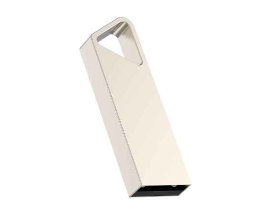 USB flash-карта SPLIT (8Гб), серебристая, 3,6х1,2х0,5 см, металл, изображение 5