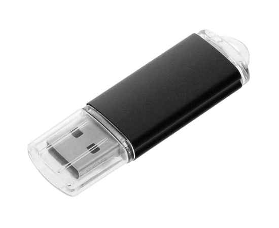 USB flash-карта 'Assorti' (8Гб), черная, 5,8х1,7х0,8 см, металл, Цвет: Чёрный, изображение 3