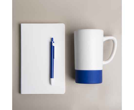Набор подарочный ARTKITS: ежедневник, ручка, кружка с цветным дном, стружка, коробка, синий, изображение 3