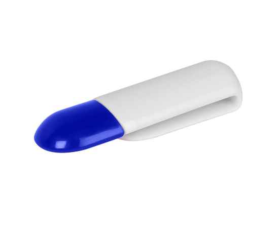 USB flash-карта 'Alma' (8Гб),белый с синим, 6х2х1,5см,пластик, Цвет: белый, синий, изображение 3