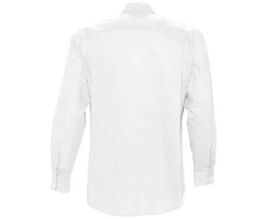 Рубашка мужская с длинным рукавом Boston белая, размер M, Цвет: белый, Размер: M, изображение 2