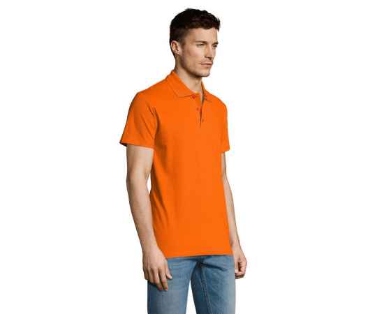 Рубашка поло мужская Summer 170 оранжевая, размер XXL, Цвет: оранжевый, Размер: XS, изображение 5