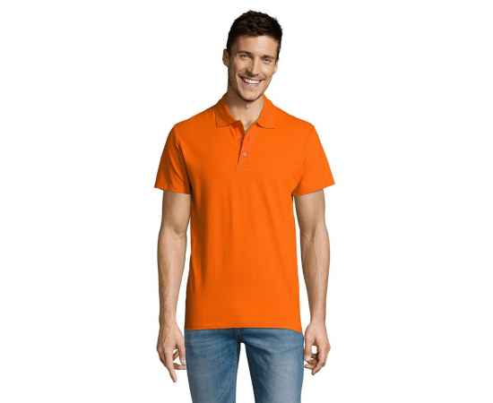 Рубашка поло мужская Summer 170 оранжевая, размер XXL, Цвет: оранжевый, Размер: XXL, изображение 4