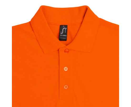 Рубашка поло мужская Summer 170 оранжевая, размер XXL, Цвет: оранжевый, Размер: XS, изображение 3