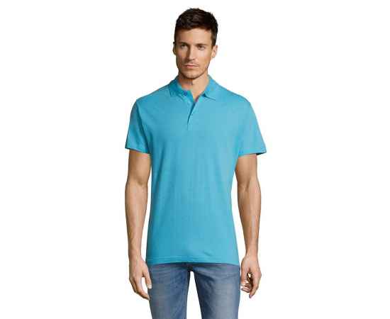 Рубашка поло мужская Summer 170 бирюзовая, размер S, изображение 4