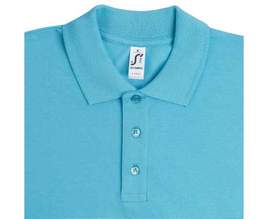 Рубашка поло мужская Summer 170 бирюзовая, размер S, изображение 3