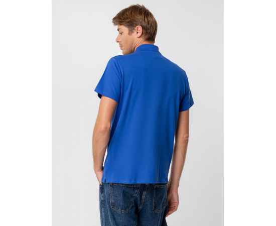 Рубашка поло мужская Summer 170 ярко-синяя (royal), размер XXL, Цвет: синий, Размер: XXL, изображение 6