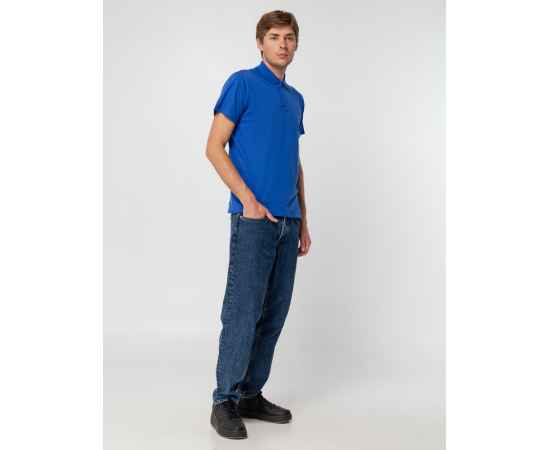 Рубашка поло мужская Summer 170 ярко-синяя (royal), размер XXL, Цвет: синий, Размер: XXL, изображение 8