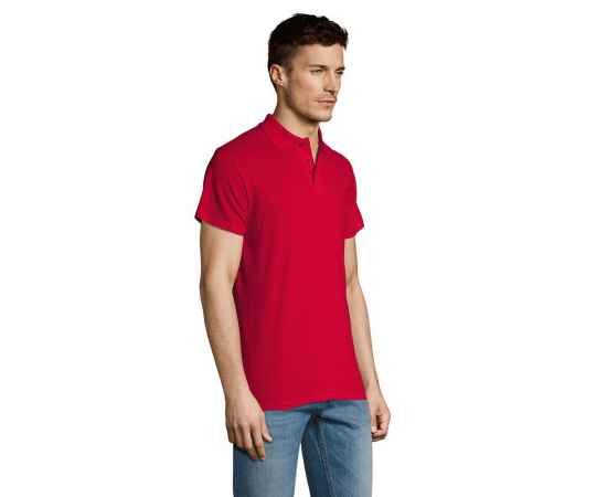Рубашка поло мужская Summer 170 красная, размер XXL, Цвет: красный, Размер: XXL, изображение 5