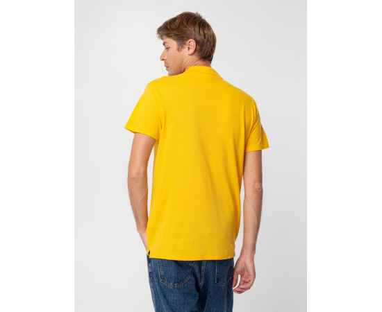 Рубашка поло мужская Summer 170 желтая, размер XXL, Цвет: желтый, Размер: XXL, изображение 6
