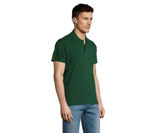 Рубашка поло мужская Summer 170 темно-зеленая, размер S, изображение 5