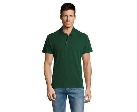 Рубашка поло мужская Summer 170 темно-зеленая, размер S, изображение 4