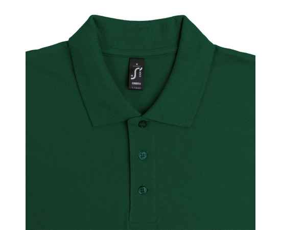 Рубашка поло мужская Summer 170 темно-зеленая, размер S, изображение 3