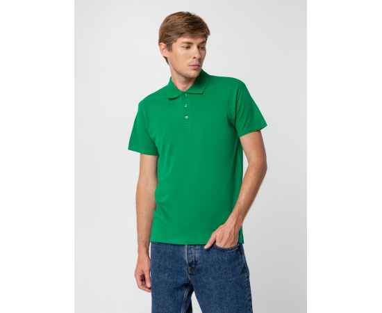 Рубашка поло мужская Summer 170 ярко-зеленая, размер XS, Цвет: зеленый, Размер: XS, изображение 5