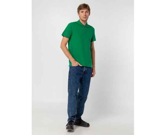 Рубашка поло мужская Summer 170 ярко-зеленая, размер XS, Цвет: зеленый, Размер: XS, изображение 8