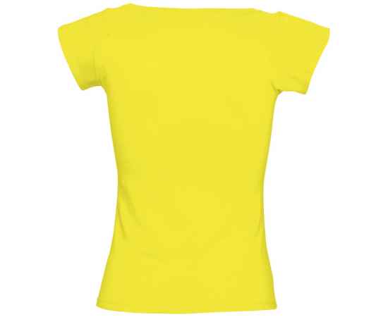 Футболка женская с глубоким вырезом Melrose 150 лимонно-желтая, размер S, Цвет: лимонный, Размер: S, изображение 2