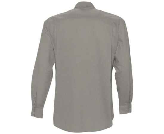 Рубашка мужская с длинным рукавом Boston серая, размер M, Цвет: серый, Размер: M, изображение 2