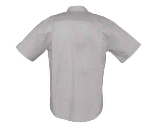 Рубашка мужская с коротким рукавом Brisbane серая, размер M, Цвет: серый, Размер: M, изображение 2
