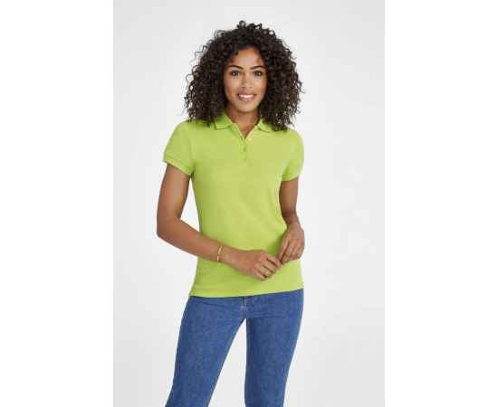 Рубашка поло женская People 210, ярко-зеленая G_1895.921, Цвет: зеленый, Размер: S, изображение 4