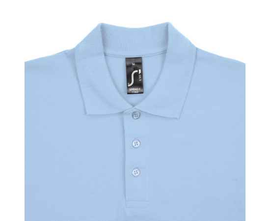 Рубашка поло мужская Spring 210, голубая G_1898.144, Цвет: голубой, Размер: XL, изображение 3