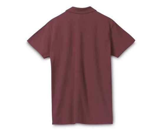 Рубашка поло мужская Spring 210, бордовая G_1898.555, Цвет: бордо, Размер: XXL, изображение 2